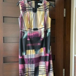 Calvin Klein Womens Classic Sleeveless Sheath Dress - sz 4 - worn once